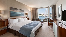 Fairmont Grand Hotel Geneva Deluxe lake view room 